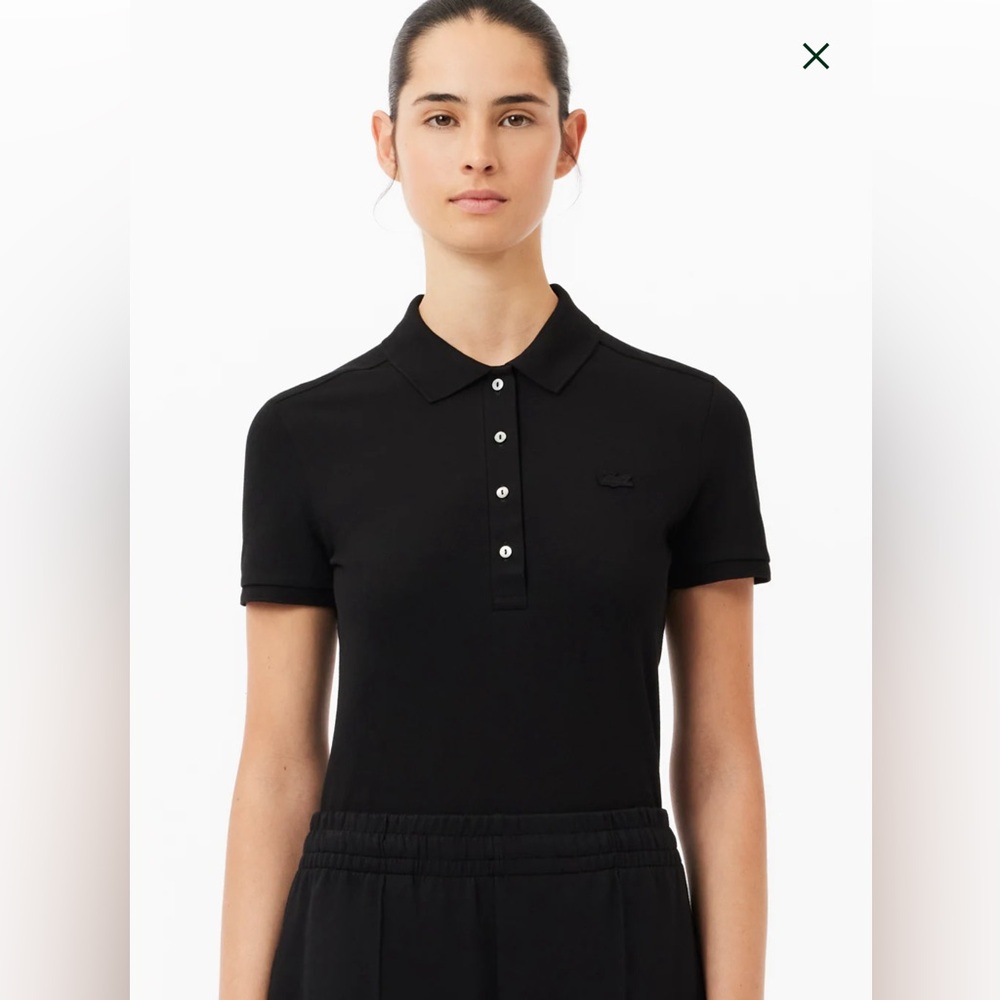 Women - Black - Lacoste - Polo